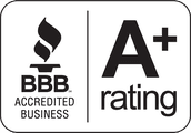 BBB Accredited Business, A+ rating