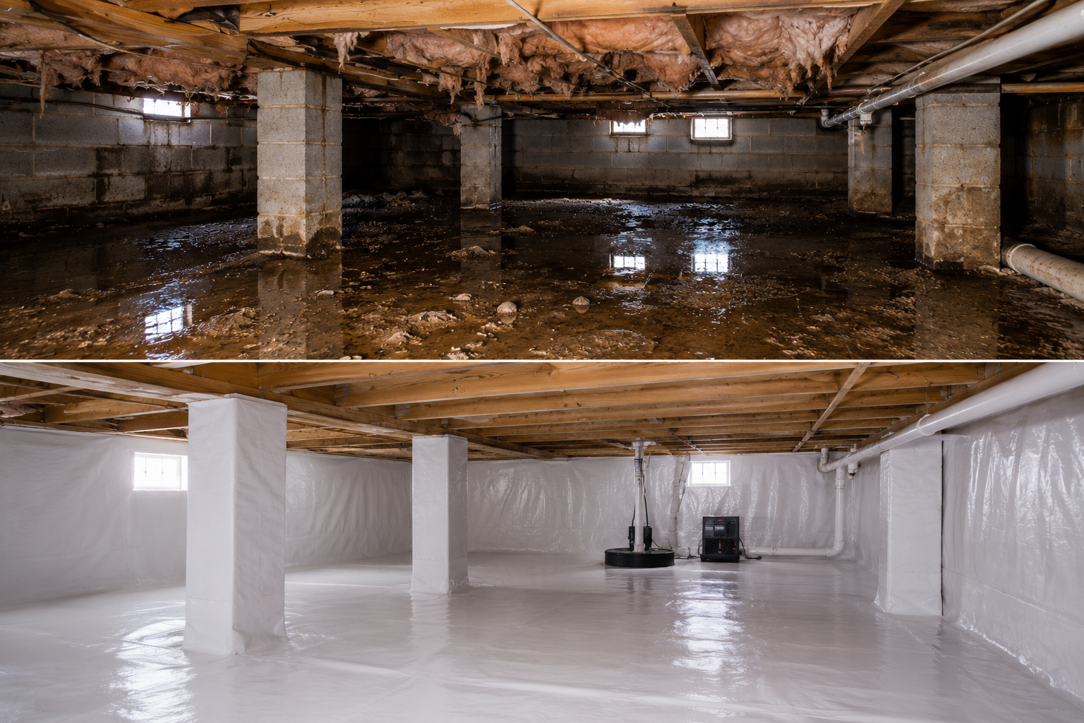Crawl Space Encapsulation — Chester County, PA